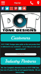 Mobile Screenshot of designsbydottone.com